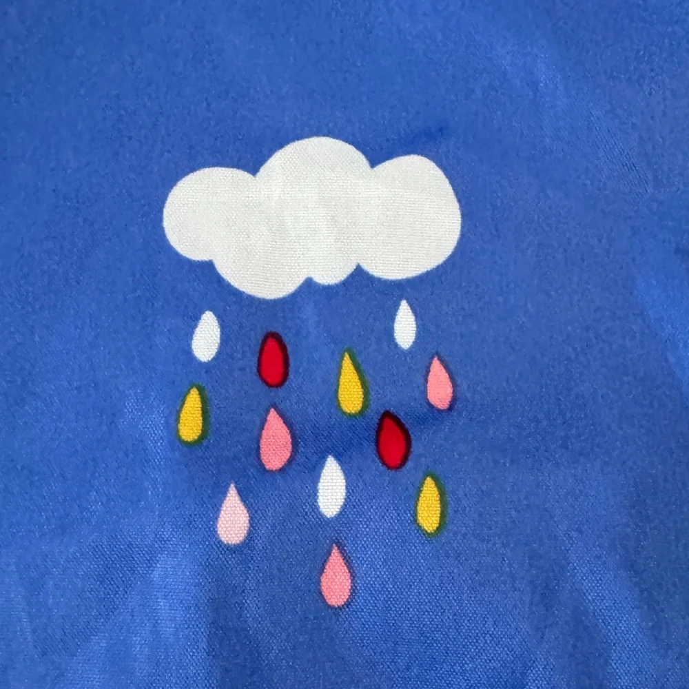 Joules Girls Raincoat Go Lightly Size 10 Blue Sky Icons Right As Rain Collection